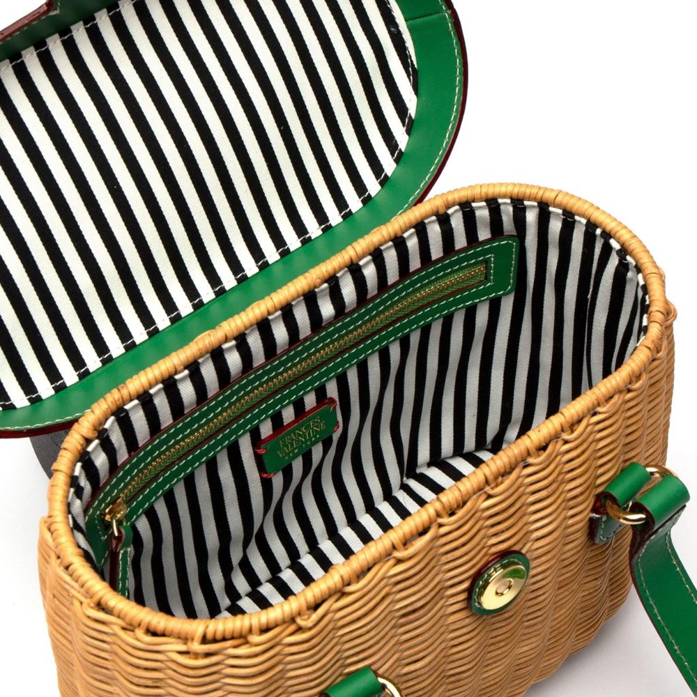 SOLD!! NWT Frances Valentine "Arielle" Basket Bag - Picture 4 of 5